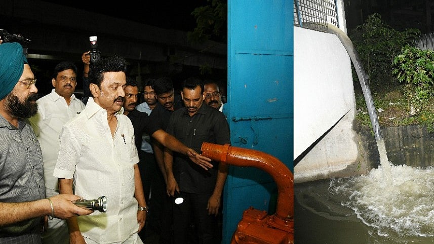'மக்களை காக்கும் மகத்தான பணி'.. அடாத மழையிலும் விடாது பணியாற்றும்  ஊழியர்களை பாராட்டிய முதலமைச்சர்!