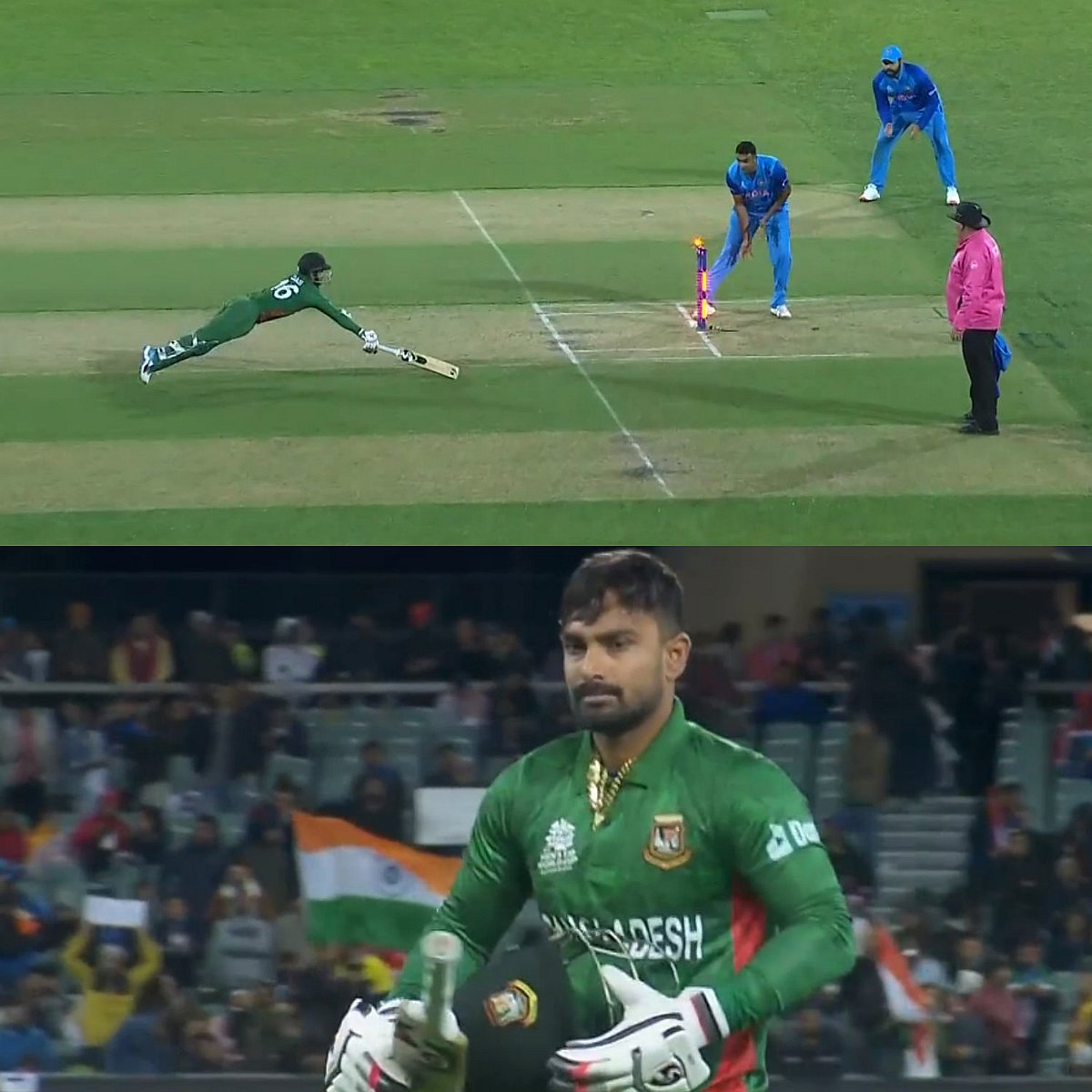 இந்திய அணியின் வெற்றிக்கு காரணமான HERO.. ரசிகர்கள் கொண்டாடும் இந்த நபர் களத்தில் செய்தது என்ன ?