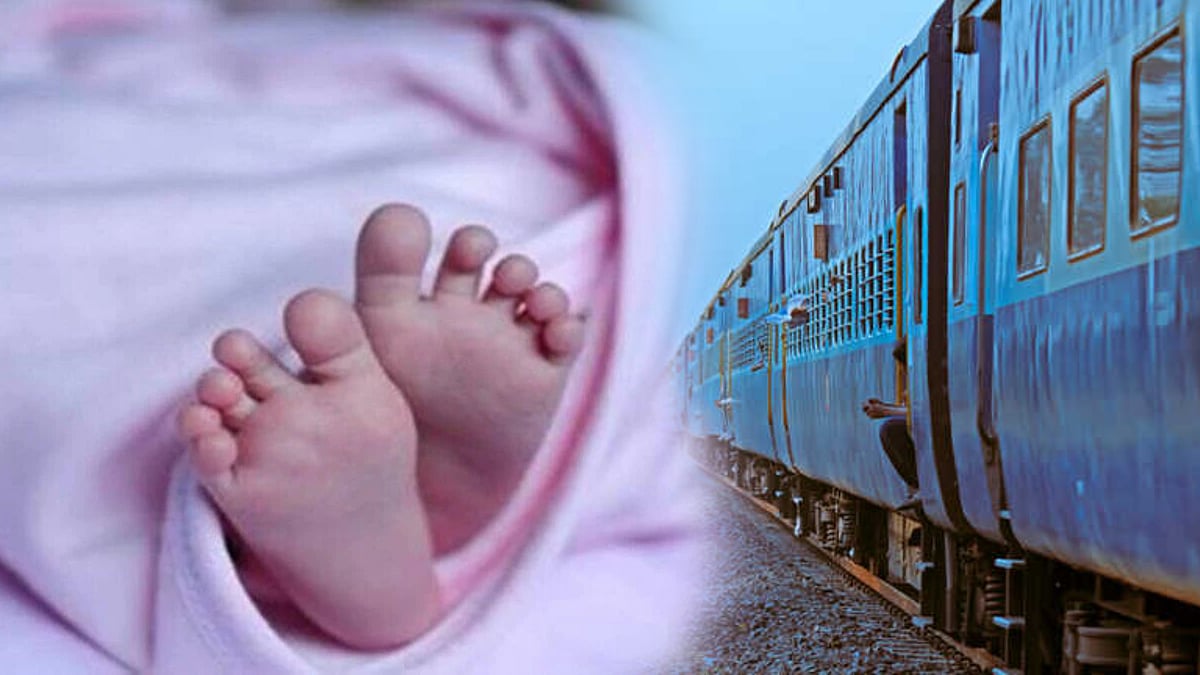 வேகமாக சென்று கொண்டிருந்த இரயில்.. தவறி விழுந்த குழந்தை.. காப்பாற்ற முயன்ற தந்தைக்கும் நேர்ந்த சோகம் !