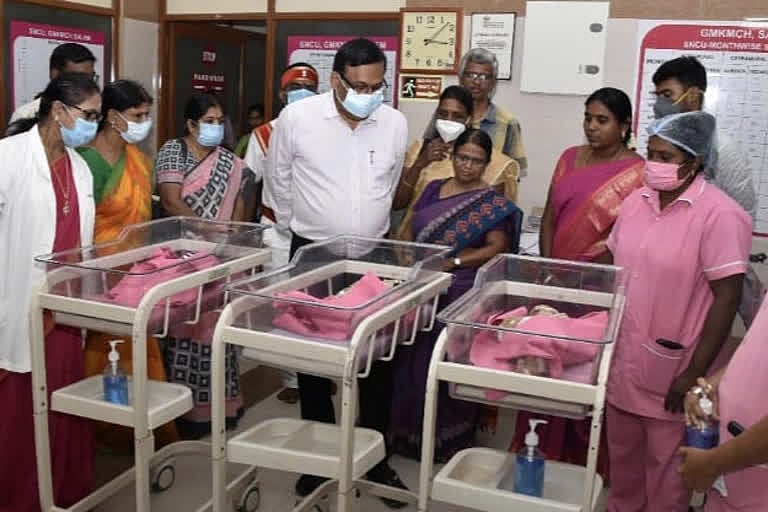 ஒரே பிரசவத்தில் பெற்ற 3 குழந்தைகளை கைவிட்ட பெற்றோர் : உடனடி நடவடிக்கை எடுத்த அதிகாரிகள் !