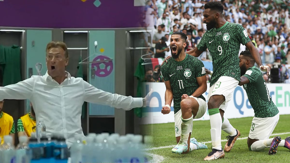 #FIFA2022 : மெஸ்ஸி கூட போய் செல்பி எடுக்கப்போறீங்களா? - சவூதி வீரர்களை வெறியேற்றிய கோச் (Video) 