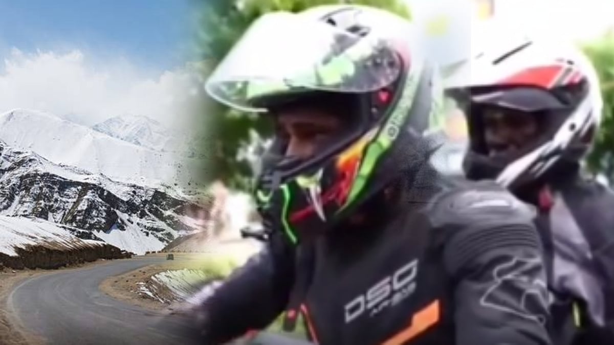 வயதான தந்தையோடு இருசக்கர வாகனத்தில் லடாக் பயணம்.. தமிழ்நாடு இளைஞரின் அசரவைக்கும் சாதனை ! 