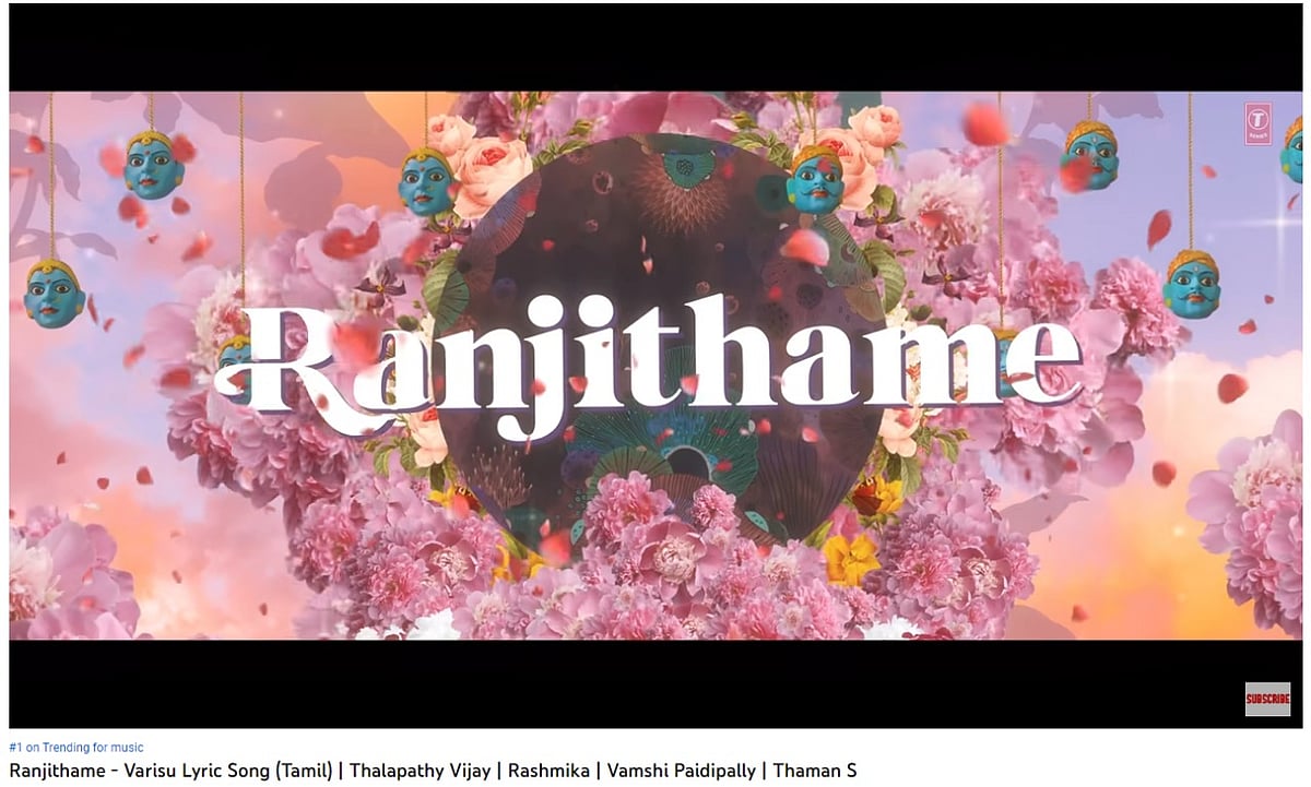 தொடர்ந்து No 1-ல் "ரஞ்சிதமே.." - கலாய்க்கும் நெட்டிசன்கள்.. விளக்கம் கொடுத்த பாடலாசிரியர் விவேக் !