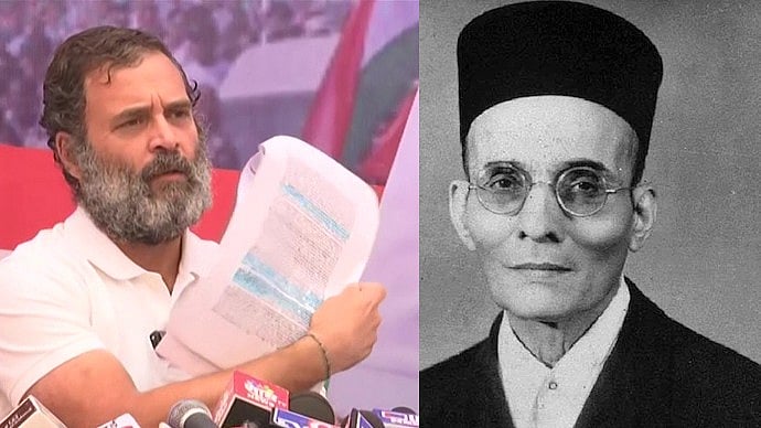 “ஆங்கிலேயர்களை கண்டு அஞ்சி, மன்னிப்பு கடிதம் எழுதி கொடுத்தவர் சாவர்க்கர்” : ராகுல் காந்தி MP அதிரடி !