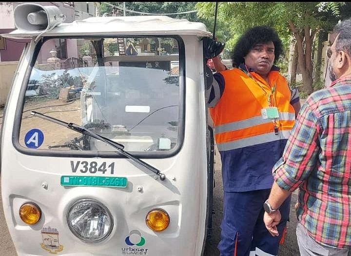சென்னை மாநகராட்சி சார்பில் குறும்படம்: குப்பைகளை பிரித்து கொடுக்கும் தூய்மை பணியாளராக நடிக்கும் யோகி பாபு