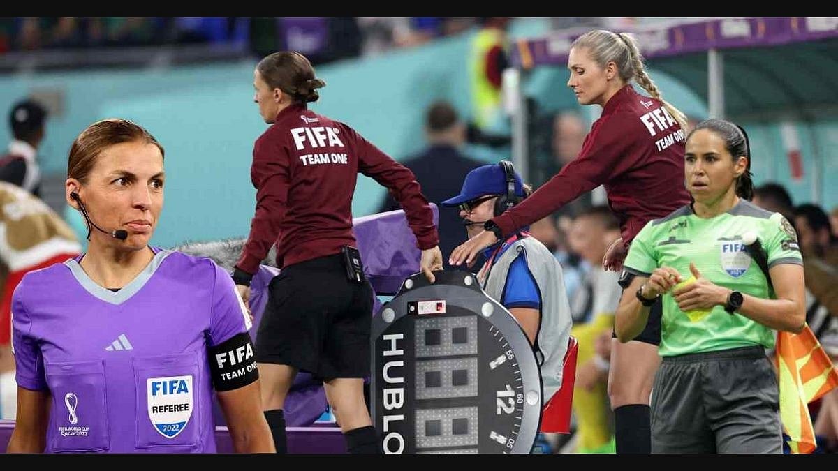 FIFA உலகக்கோப்பை.. பெண்கள் மட்டுமே நடுவர்களாக திகழும் முக்கிய போட்டி.. குவியும் பாராட்டு !