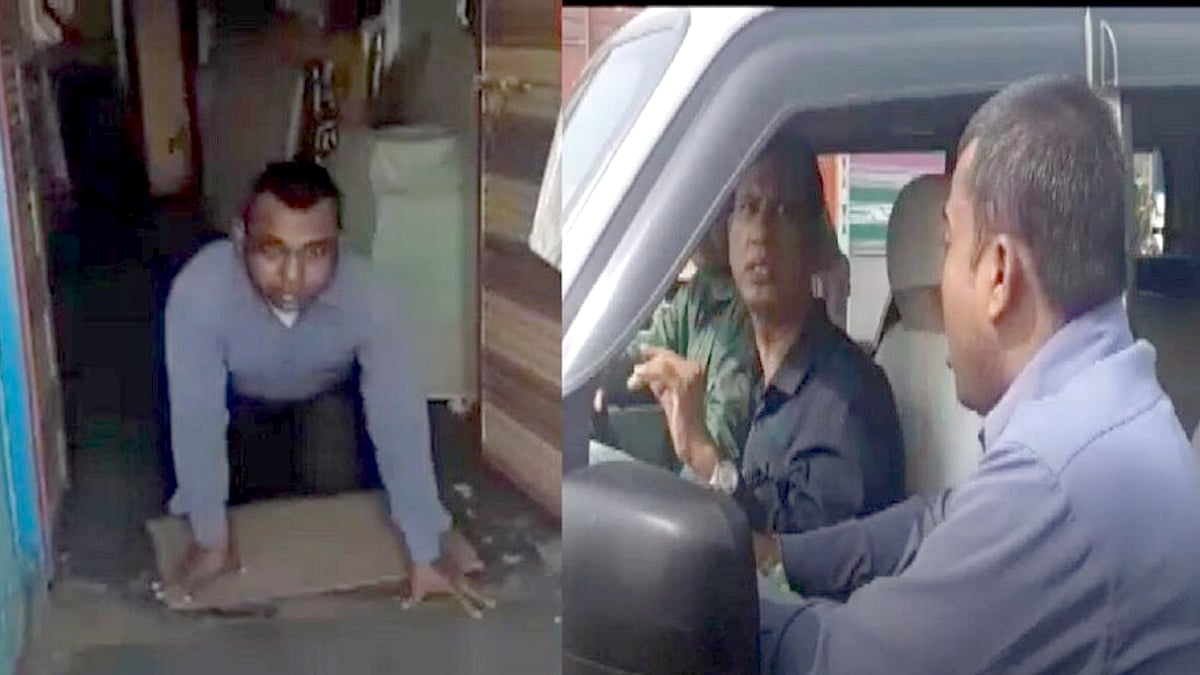 தத்தா TO குத்தா.. அதிகாரிகளின் அலட்சிய போக்கை கண்டித்து நாய் போல் குரைத்து கோரிக்கை வைத்த மேற்குவங்க நபர்