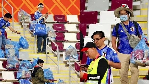 ஒரு புறம் வெற்றி.. மற்றொருபுறம் உலகையே ஆச்சரியப்பட வைத்த ஜப்பான்: கத்தாரில் இருந்து வைரலாகும் video!