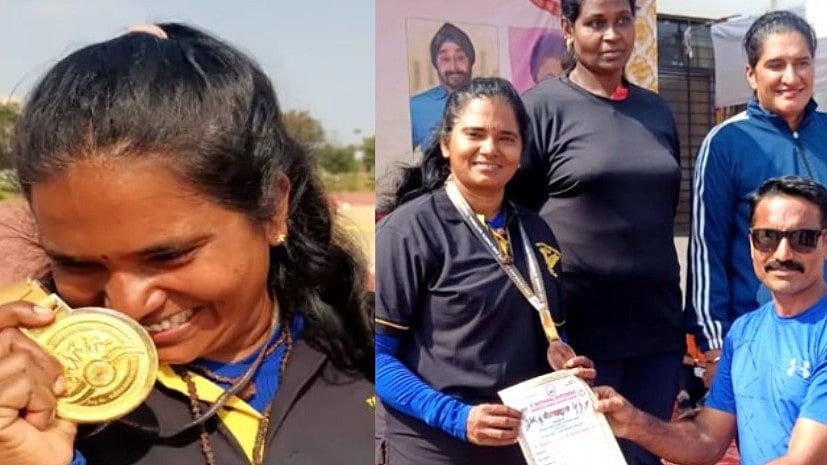 தேசிய அளவிலான விளையாட்டில் 5 பதக்கம் வென்று அசத்தல்.. தமிழக காவல்துறைக்கு பெருமை சேர்த்த பெண் போலிஸ்!