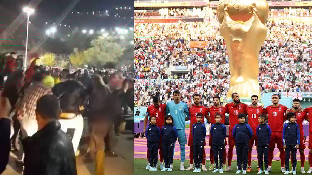 நீங்கள் எப்படி தேசிய கீதத்தை பாடலாம்? உலகக்கோப்பையில் சொந்தநாட்டின் தோல்வியை கொண்டாடிய ஈரான் பொதுமக்கள் !