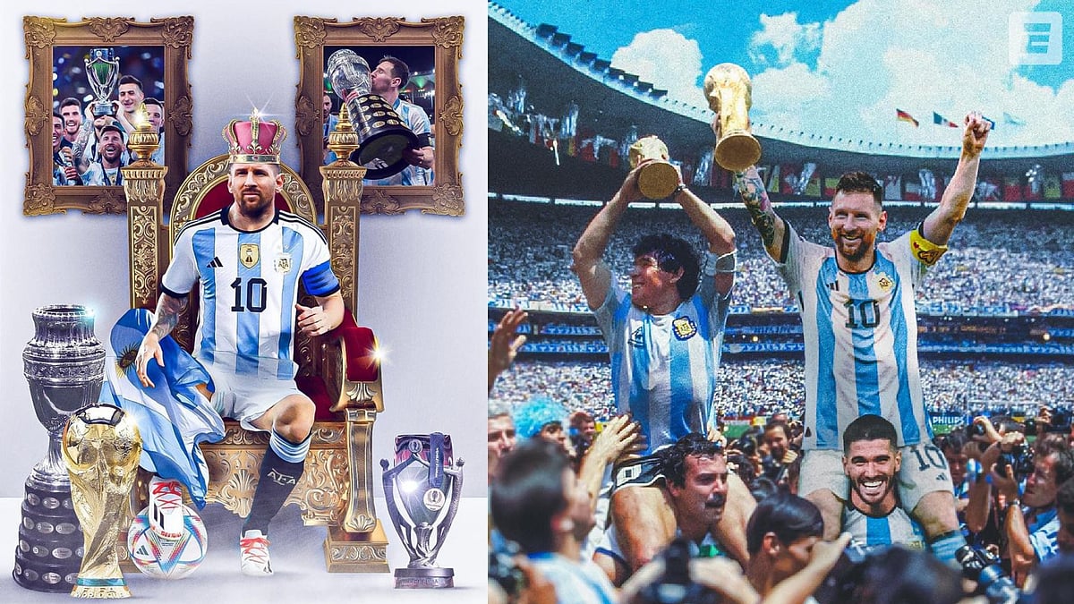 உலகே கோப்பையை வென்றது போன்ற உணர்வு..கால்பந்தில் கடவுளாக மாறிய மெஸ்ஸி.. மாயாஜாலக்காரன் கடந்து வந்த பாதை !