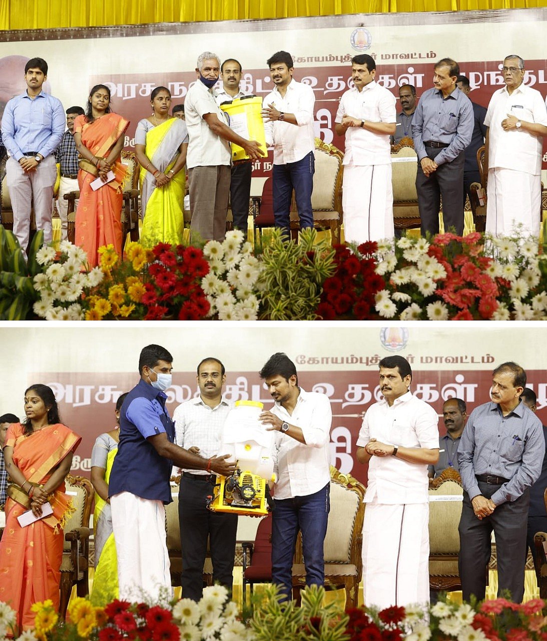 “அந்த பத்து பேரும் வரல..” : விழாவிற்கு வராத அதிமுக எம்.எல்.ஏ.க்களுக்கு வாழ்த்து சொன்ன அமைச்சர் உதயநிதி !