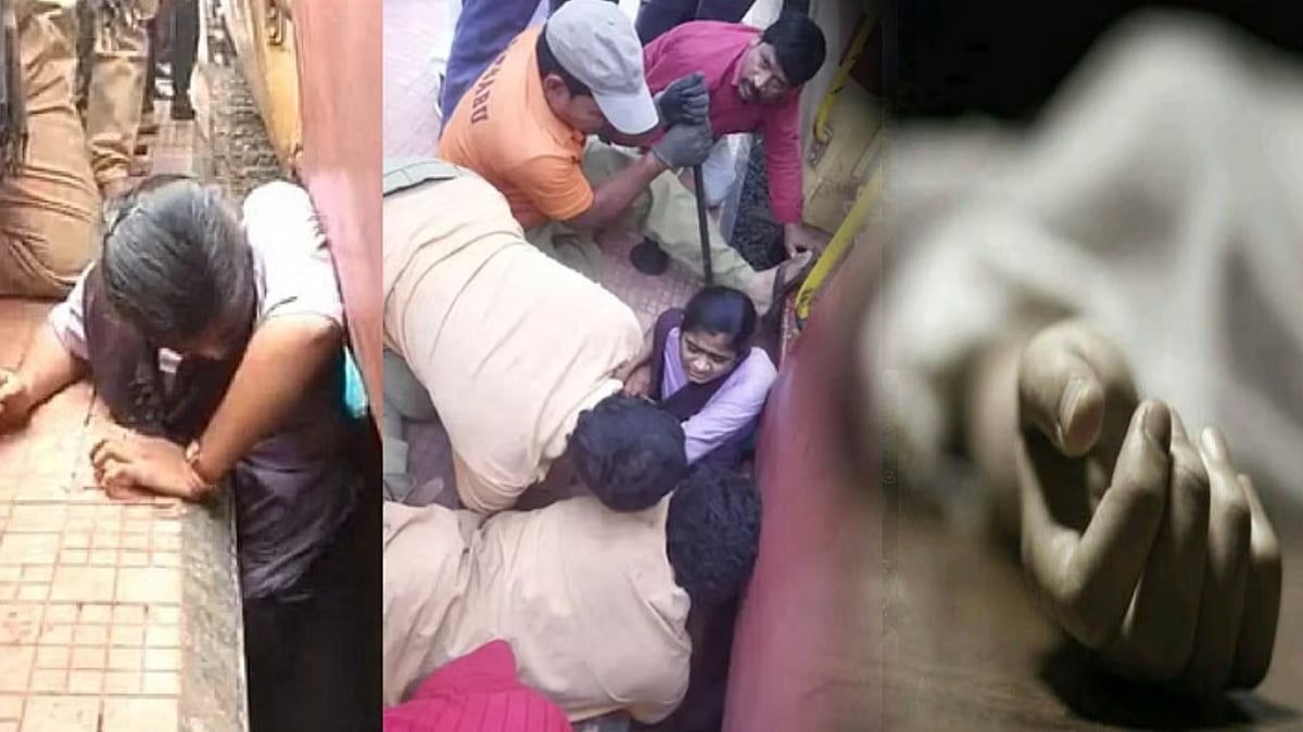 ரயிலுக்கும் நடைமேடைக்கும் இடையில் சிக்கிய மாணவிக்கு நேர்ந்த சோகம்.. வீடியோ வெளியாகி அதிர்ச்சி !