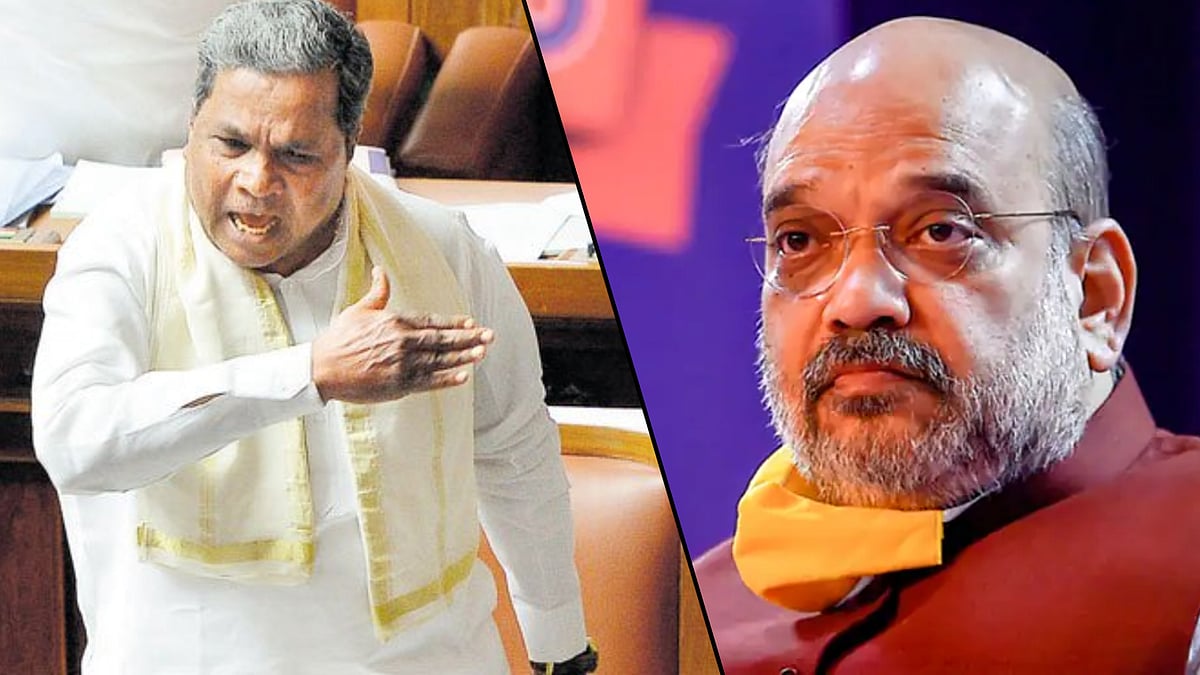 “நீங்கள் ஒரு அரசியல் வியாபாரி.. நீதி கிடைக்குமா மிஸ்டர் அமித் ஷா?” - சரமாரியாக விமர்சித்த சித்தராமையா !