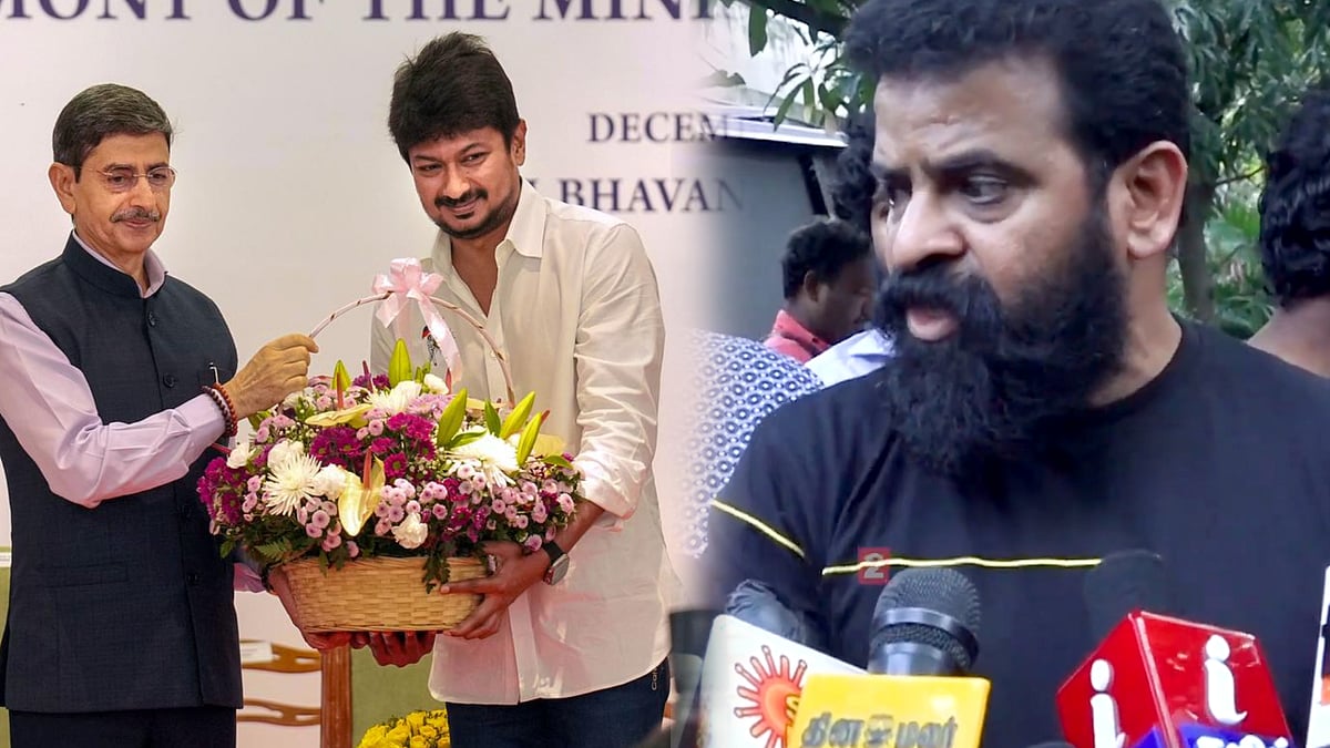 “உதயநிதி அமைச்சராவது குறித்து பேச எந்த எதிர்க்கட்சிகளும் தகுதி கிடையாது..” - இயக்குநர் அமீர் ஆவேசம் !