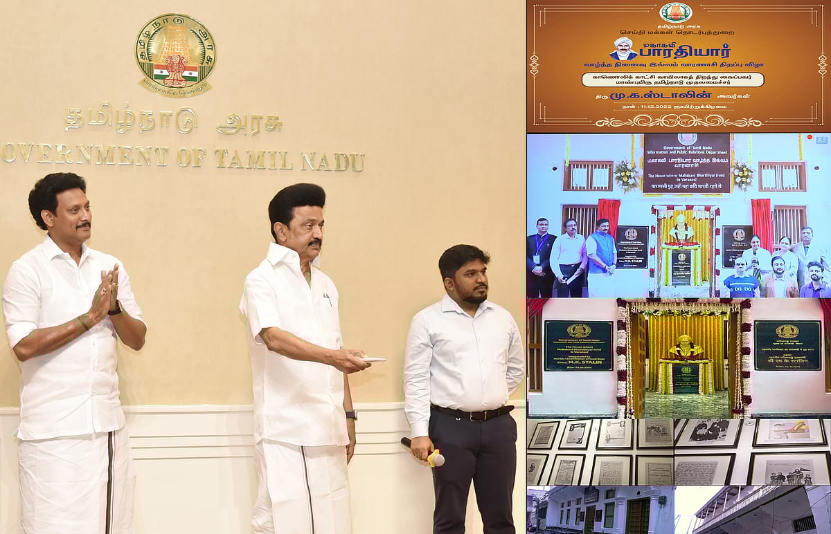 “காசியில் பாரதியாரின் மார்பளவு சிலை.. 100 ஆண்டு சிறப்பு மலர் வெளியீடு” : சொன்னதை செய்து காட்டிய முதல்வர்!