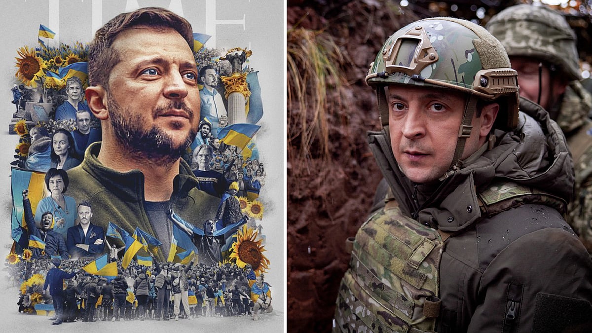 சிறந்த நடிகர் to சிறந்த மனிதர்.. அமெரிக்கா பத்திரிகை இதழ் பட்டத்தை தட்டி செல்லும் உக்ரைன் அதிபர் !