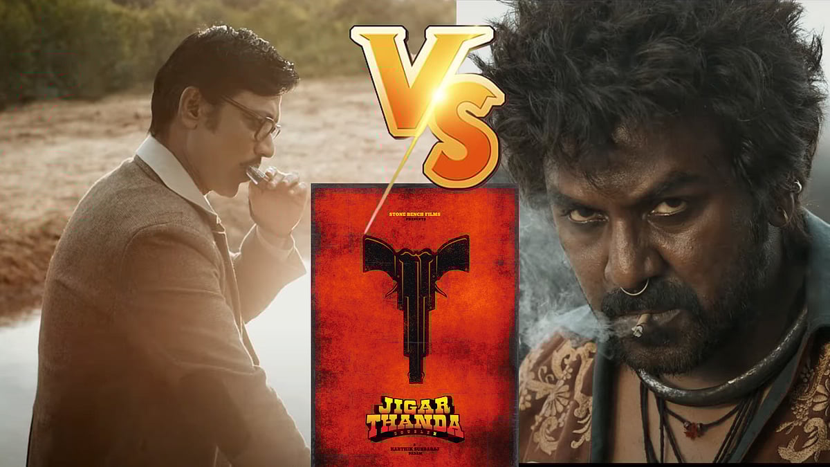 “A கார்த்திக் சுப்பராஜ் படம்” - தெறிக்க விடும் ராகவா vs SJ சூர்யா - வெளியானது 'ஜிகர்தண்டா 2 'டீசர் !