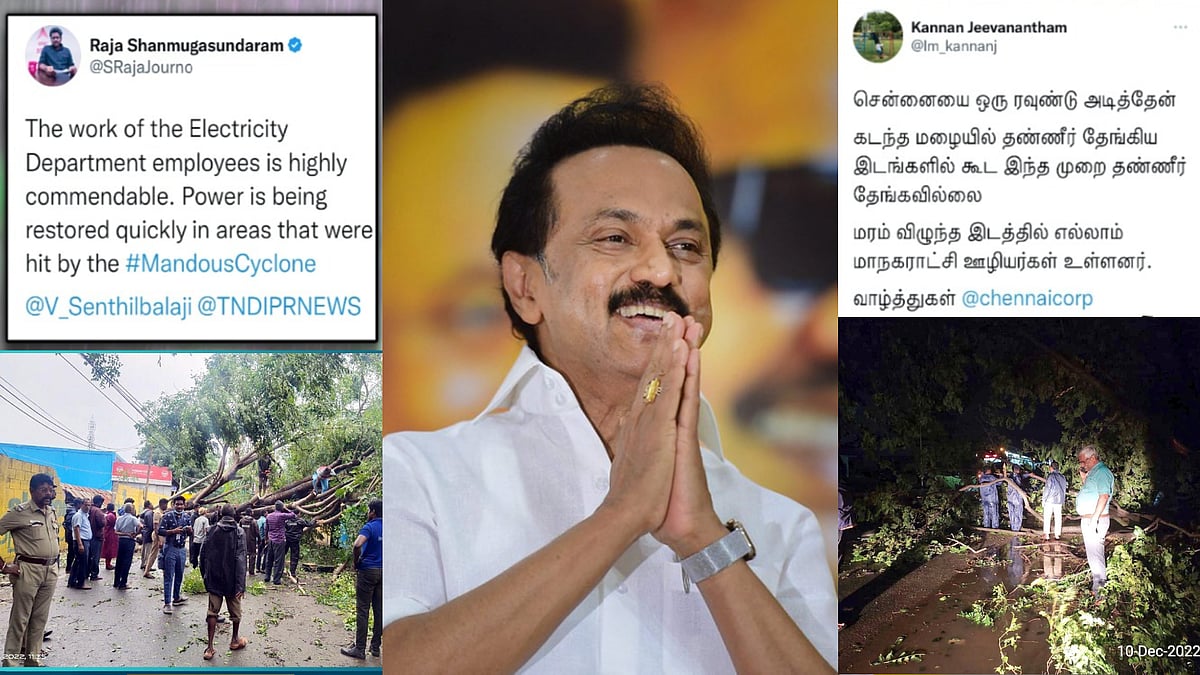 மாண்டஸ் புயல் : தமிழக அரசின் துரித நடவடிக்கை.. சமூக வலைதளங்களில் நான்கு பக்கமும் குவியும் பாராட்டுகள் !