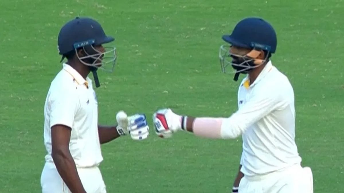 இது டெஸ்ட் போட்டியா ? T20 போட்டியா ? - ரஞ்சி கோப்பையில் ஹைதராபாத் அணியை நொறுக்கிய தமிழ்நாடு !