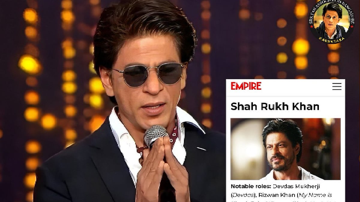 சர்ச்சைக்கு நடுவே.. உலகின் சிறந்த நடிகர்கள் பட்டியலில் ஷாருக்கான் - பிரிட்டிஷ் பத்திரிகை கெளரவிப்பு !