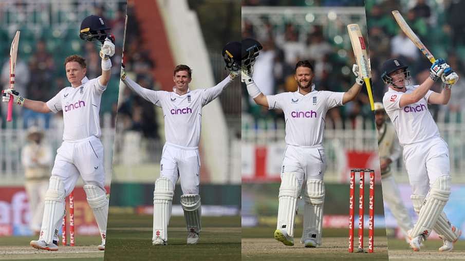 பாகிஸ்தானுக்கு மரண அடிகொடுத்த இங்கிலாந்து.. டெஸ்ட்டில் T20 ஆட்டம் ஆடிய பேட்ஸ்மேன்கள்.. உலகசாதனை என்ன ?