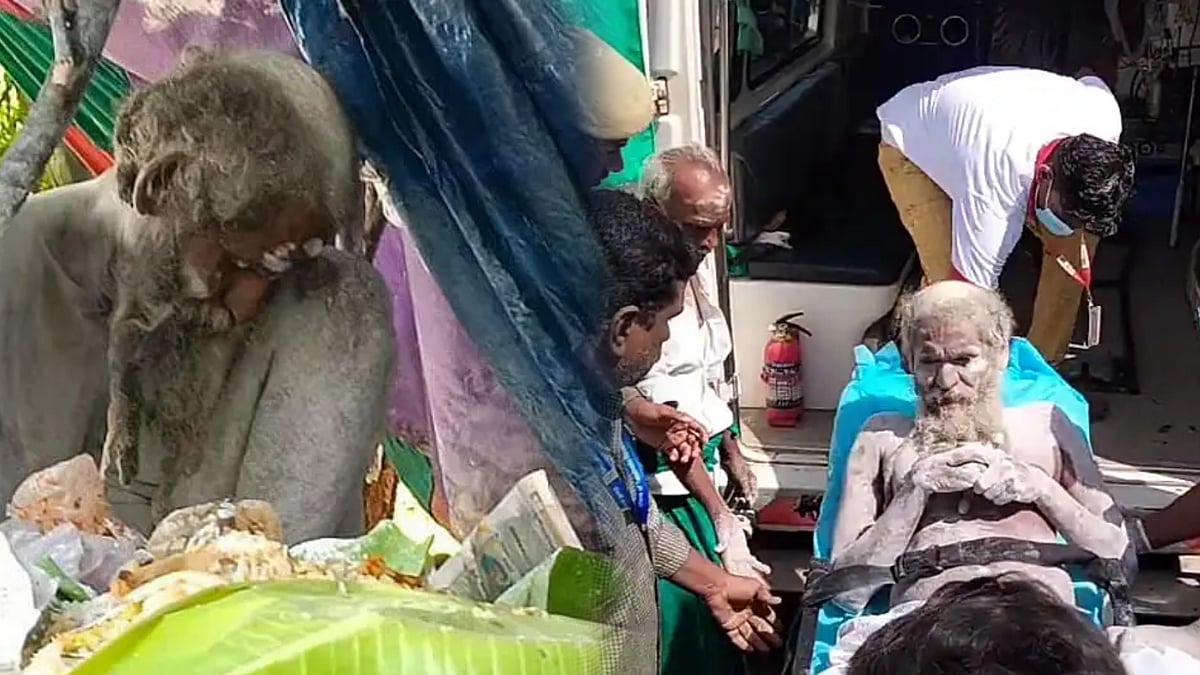 அரளி சித்தராக மாற்றப்பட்ட மனநலம் பாதித்த முதியவர்: உண்டியல் வைத்து பணம் வசூலித்த கும்பலிடமிருந்து மீட்பு!