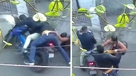 நடுரோட்டில் பாட்டியின் கம்மலை பறித்த 2 பேர்.. துணிச்சலுடன் சண்டைபோட்ட பேத்தி: வைரல் வீடியோ!