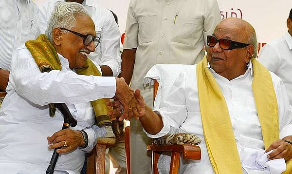 'தமிழன் எவருக்கும் தாழ்ந்தவனல்ல' என்ற கொள்கையுடன் வாழ்ந்த இனமான பேராசிரியர் பாதையில் பயணிப்போம்: முரசொலி!