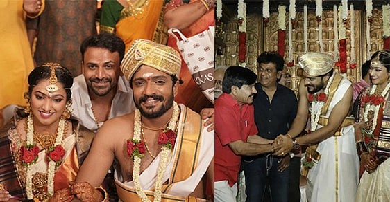 KGF நடிகரை மணந்த தமிழ்ப்பட நடிகை.. குவியும் வாழ்த்துக்கள்.. இணையத்தின் வைரலாகும் புகைப்படங்கள் !