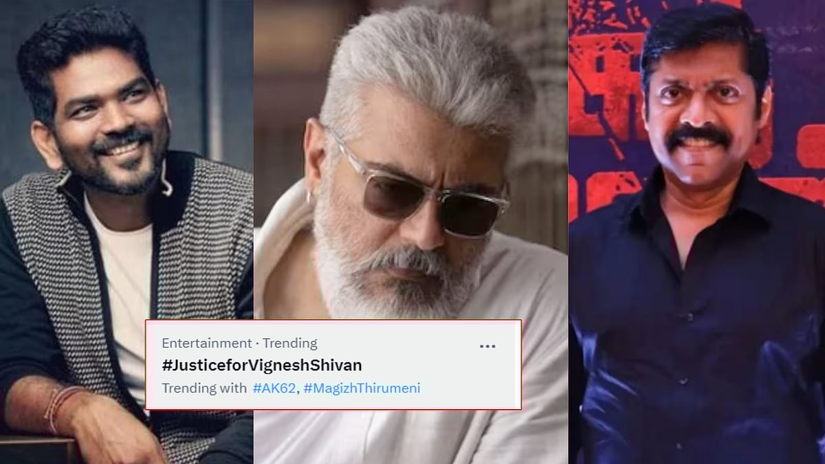 #AK62 படத்தை இயக்கும் மகிழ் திருமேனி? : இணையத்தில் ட்ரெண்டாகும் #JusticeforVigneshShivan - பின்னணி என்ன?