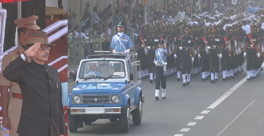 74-வது குடியரசு தினம்.. சென்னை மெரினாவில் தேசியக் கொடியை ஏற்றிவைத்தார் தமிழ்நாடு ஆளுநர் ஆர்.என்.ரவி!