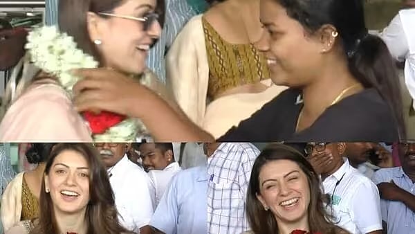 “தாய் வீட்டிற்கு வந்த மாதிரி இருக்கு..” - திருமணம் முடிந்து முதல் முறை சென்னை வந்த ஹன்சிகா பேட்டி !