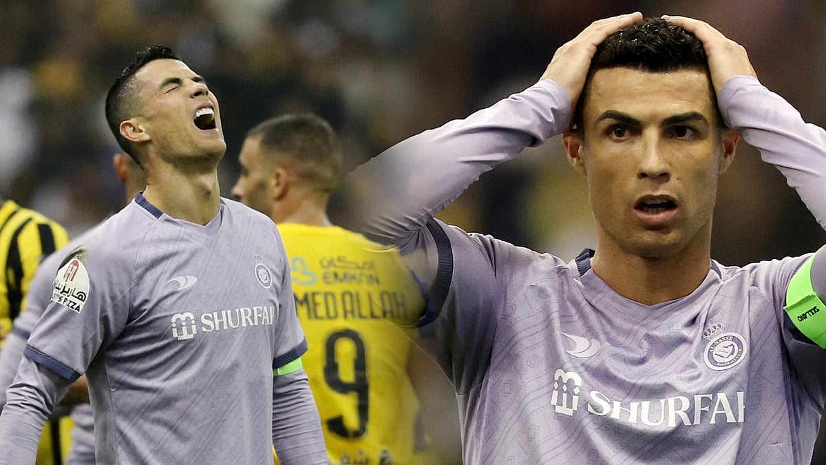 சவூதி அரேபியாவில் கோல் அடிக்க தடுமாறும் ரொனால்டோ.. தொடரில் இருந்தே அவர் அணி வெளியேறியதால் அதிர்ச்சி !