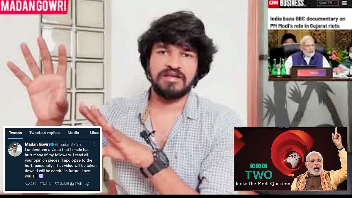 வெடித்த BBC ஆவணப்பட சர்ச்சை.. பகிரங்க மன்னிப்பு கேட்ட YOUTUBER மதன் கெளரி.. பின்னணி என்ன ?