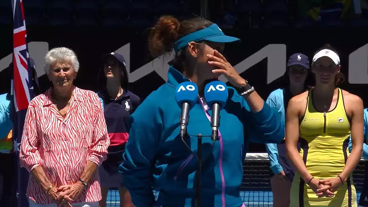 இறுதிப்போட்டியில் தோல்வி.. முடிவுக்கு வந்த சானியா மிர்சாவின் கிராண்ட்ஸ்லாம் பயணம்.. கண்ணீர் பேட்டி !