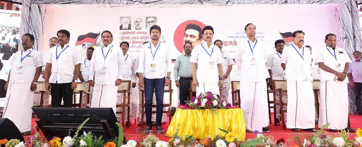 “இளைஞரணி வரலாற்றை  பாதுகாக்க வேண்டிய பொறுப்பு உதயநிதியிடம் இருக்கிறது” : முதல்வர் மு.க.ஸ்டாலின் பேச்சு!