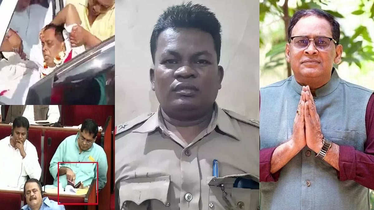 நாட்டை உலுக்கிய அமைச்சர் கொலை வழக்கு : கைது செய்யப்பட்ட போலிஸுக்கு அம்பி - அந்நியன் குணமாம் !