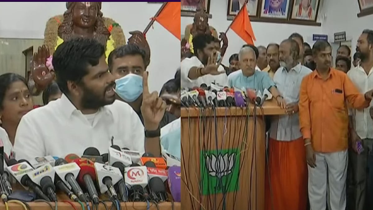 கேள்விக்கு பதிலளிக்காமல் மீடியாக்களை மிரட்டிய அண்ணாமலை.. செய்தியாளர்களை ஒருமையில் திட்டியதால் பரபரப்பு ! 