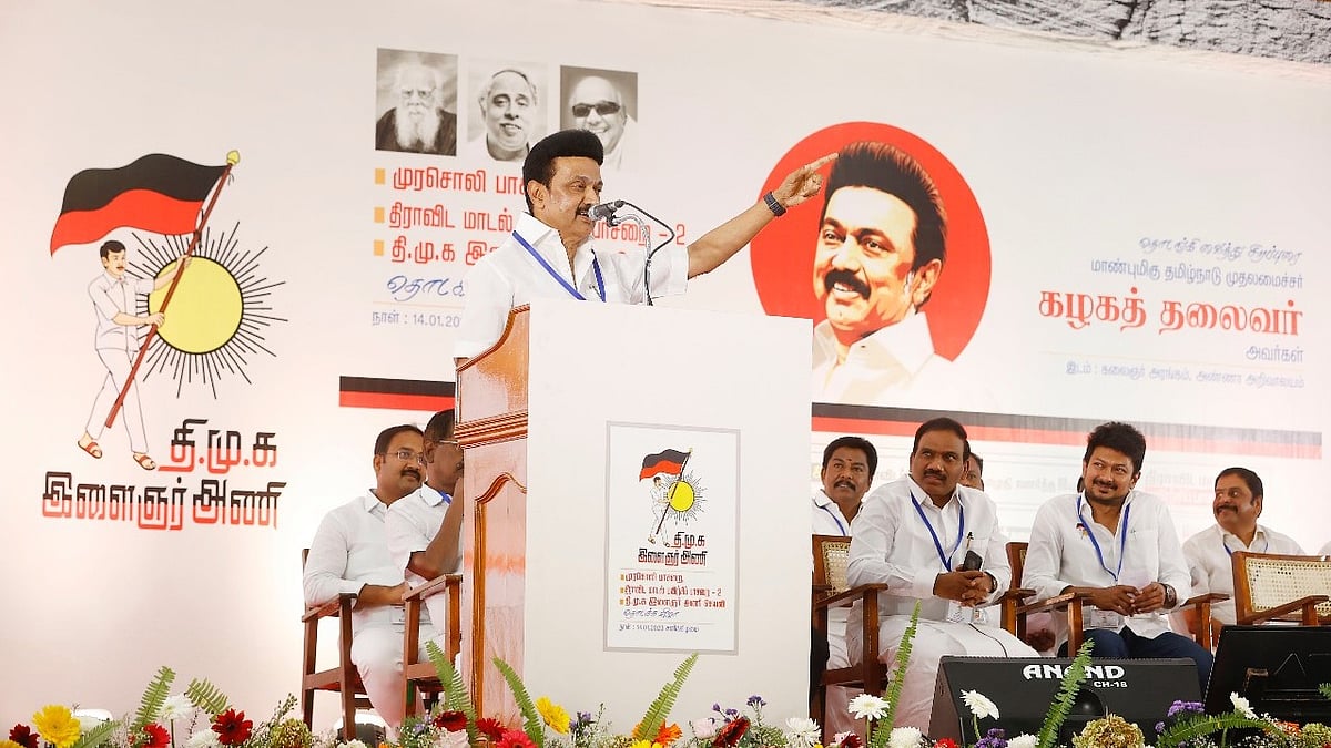 “இளைஞரணி வரலாற்றை  பாதுகாக்க வேண்டிய பொறுப்பு உதயநிதியிடம் இருக்கிறது” : முதல்வர் மு.க.ஸ்டாலின் பேச்சு!