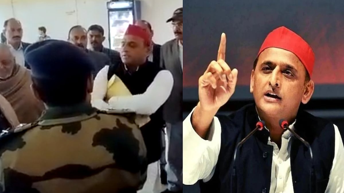 “அகிலேஷ் யாதவுக்கு கொடுக்கப்பட்ட டீயில் விஷம்?”-போலிஸுக்கும் தொண்டர்களுக்கும் வெடித்த மோதல்:களேபரமான உ.பி