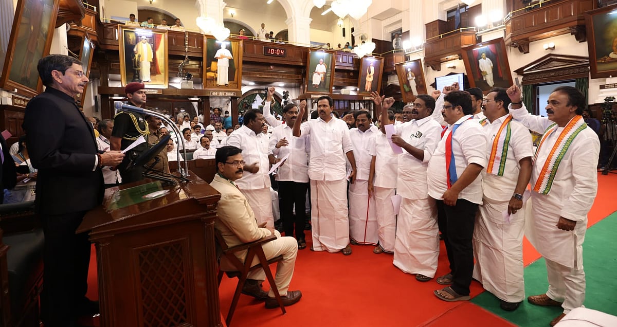 தேசிய கீதம் புறக்கணிப்பு : “அவர் ஆளுநரா? எதிர்கட்சியா ?” - ஆர்.என்.ரவியை விளாசிய CPIM மாநில செயலாளர் !