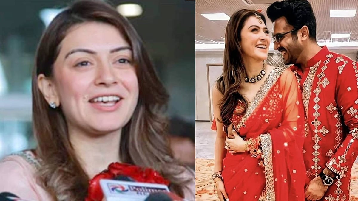 “தாய் வீட்டிற்கு வந்த மாதிரி இருக்கு..” - திருமணம் முடிந்து முதல் முறை சென்னை வந்த ஹன்சிகா பேட்டி !