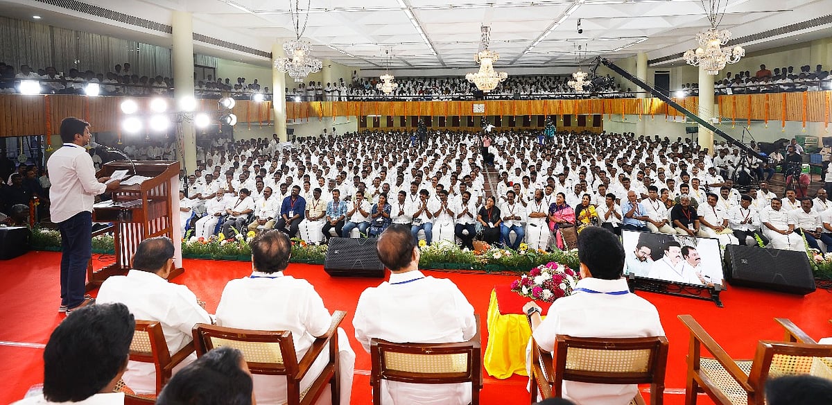 “இளைஞரணி வரலாற்றை  பாதுகாக்க வேண்டிய பொறுப்பு உதயநிதியிடம் இருக்கிறது” : முதல்வர் மு.க.ஸ்டாலின் பேச்சு!