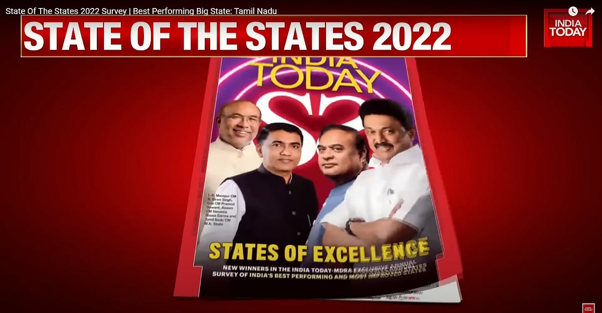 “அன்று No 1 முதல்வர்.. இன்று No 1 மாநிலம்..” சொன்னதை செய்துகாட்டிய முதலமைச்சர்.. இந்தியா டுடே கெளரவிப்பு!