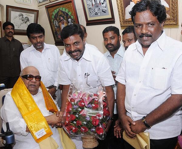 கலைஞரும் நானும்-3 : “உன‌க்குப் பெண் பார்க்கிறேன் என்றார்..” : கலைஞர் குறித்து நினைவலைகளை பகிர்ந்த திருமா!