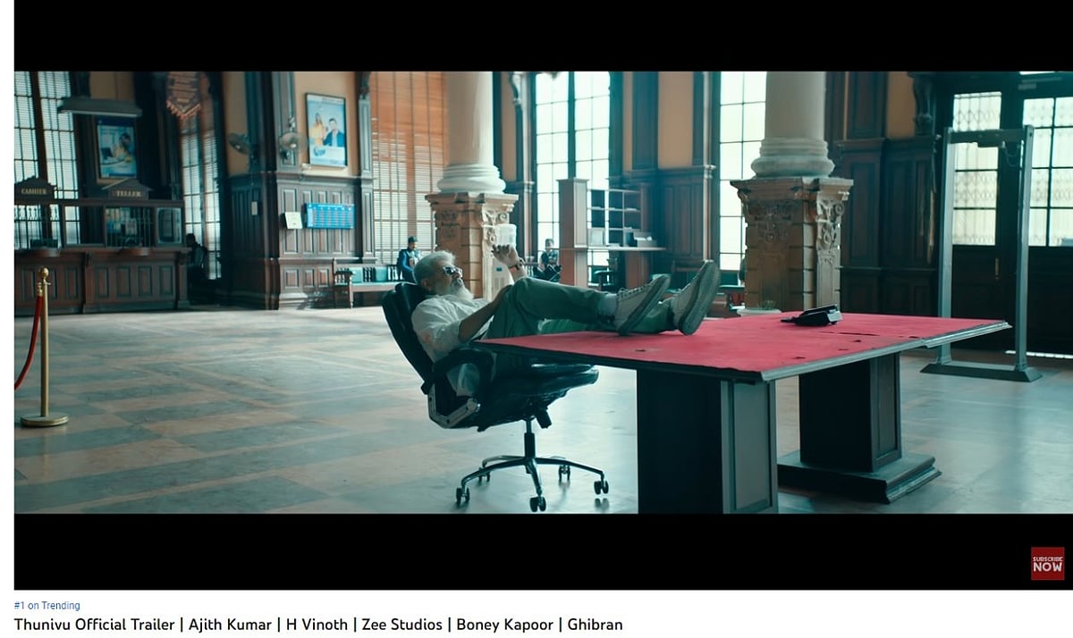 “Bank Loan.. EMI பிரச்சனையை துணிவாக பேசிய துணிவு” : money heist படமாக இருக்கிறதா?- படத்தின் கதை என்ன?