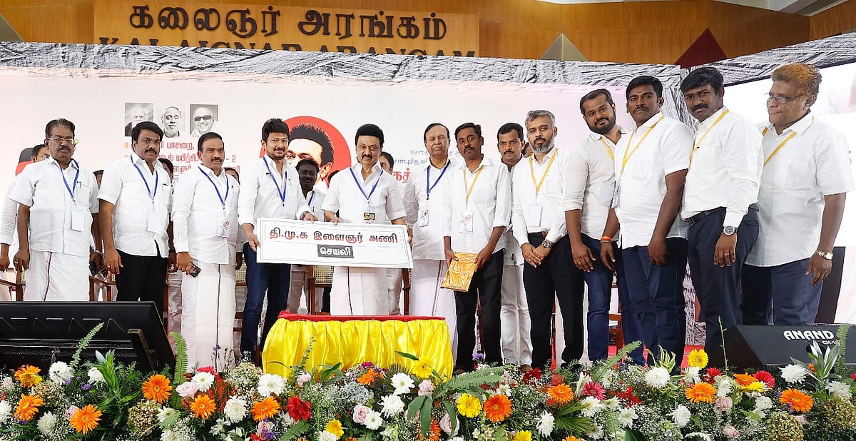 “இளைஞரணி வரலாற்றை  பாதுகாக்க வேண்டிய பொறுப்பு உதயநிதியிடம் இருக்கிறது” : முதல்வர் மு.க.ஸ்டாலின் பேச்சு!