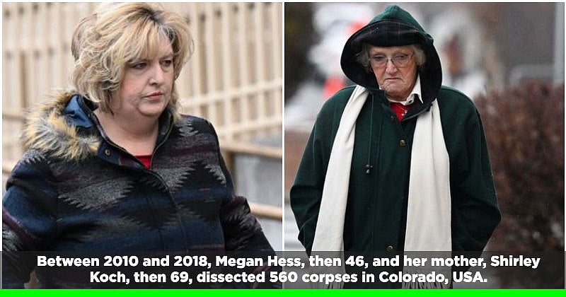 560 சடலங்களை அறுத்து உடல் உறுப்புகள் விற்பனை.. அமெரிக்காவை அதிரவைத்த மோசடி.. தாய், மகள் கைது !