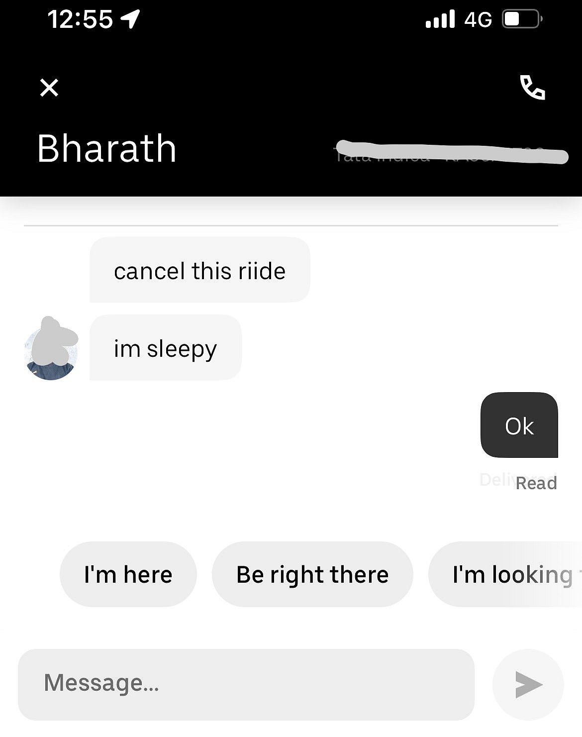 UBER ஓட்டுநரிடம் இருந்து வந்த ஒரே SMS.. உடனே CANCEL செய்த பெண் பயணி. என்ன அனுப்பினார் தெரியுமா ? VIRAL 